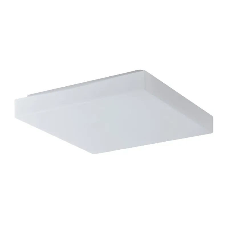 Super Cena Osmont Libra 2, stropní čtvercové svítidlo ze skla, 3x40W E27, 42x42cm, IP44