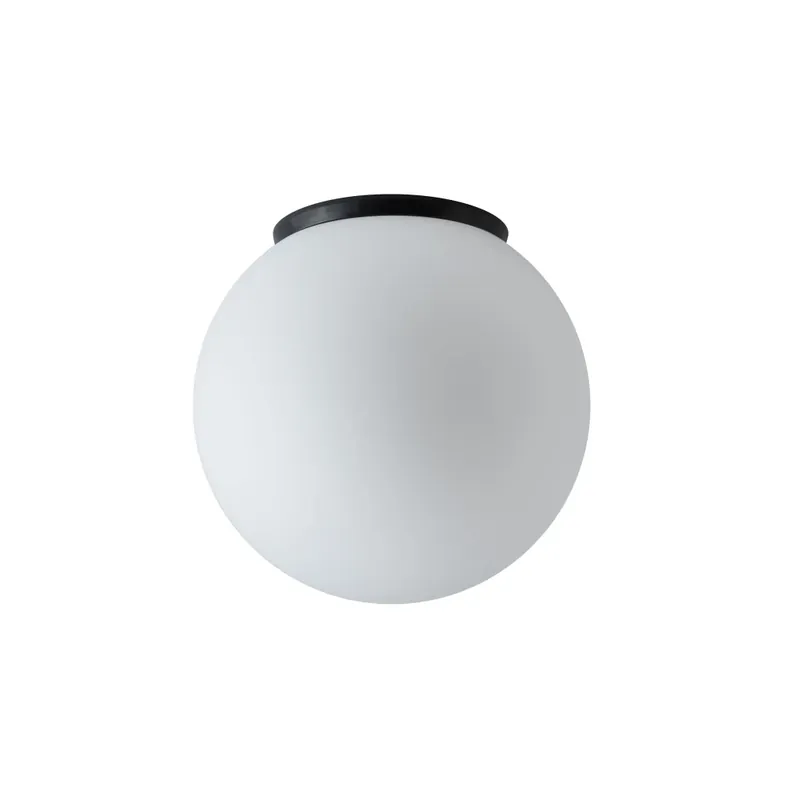 Ověřený Osmont Styx 2, kulaté svítidlo z triplexového skla s černou základnou, 1x40W E27, prům. 25cm, IP65
