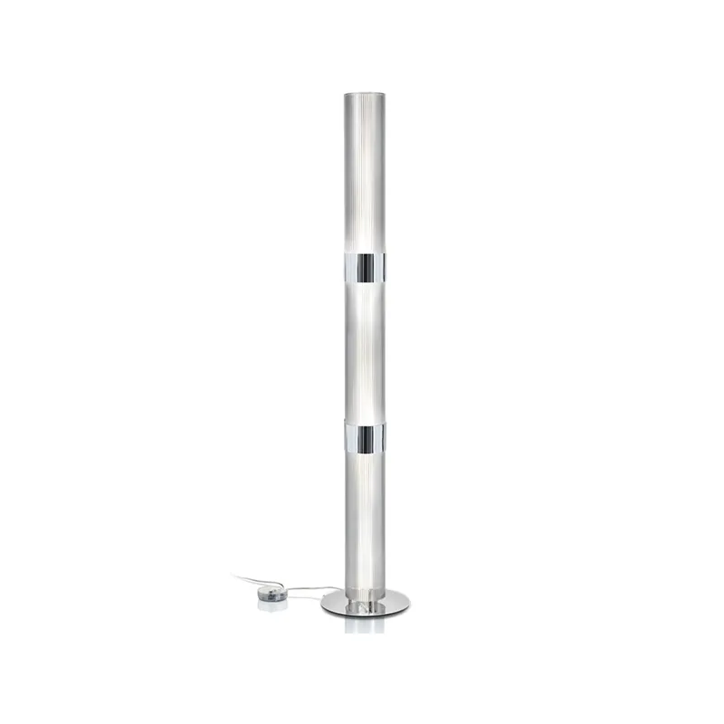 Slamp La Lollo Floor prisma/silver, designová stojací lampa se stmívačem, 3x12W LED E27, výška 163cm Přímo Od Výrobce