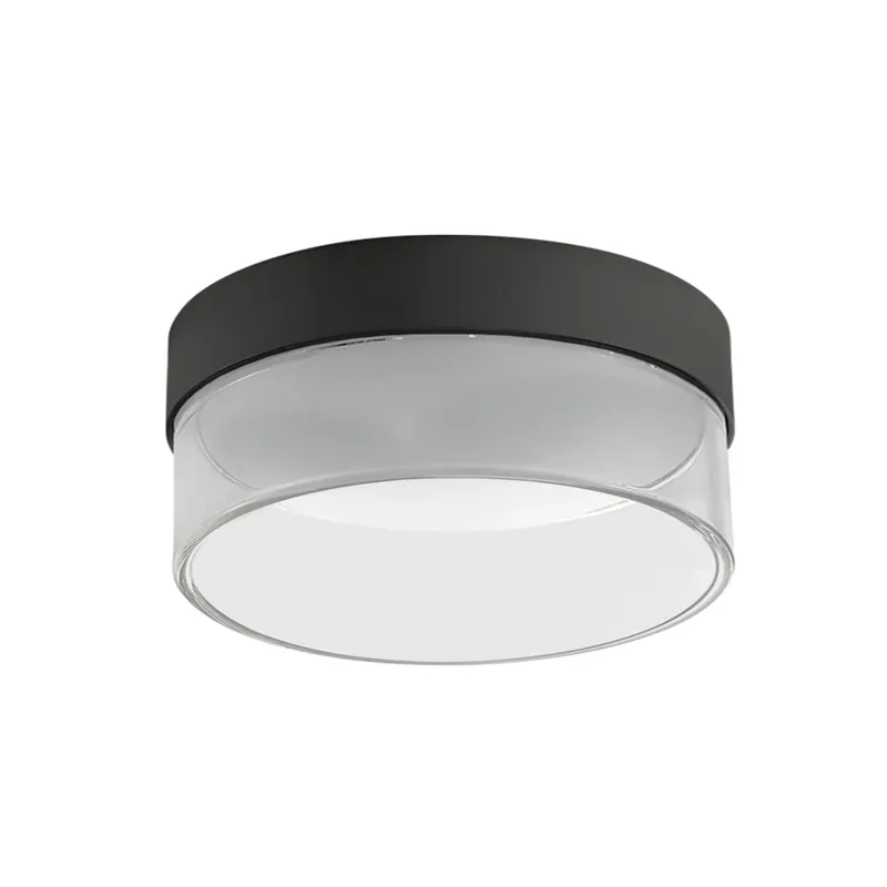 Linea Light Crumb, černé moderní stropní svítidlo, 15W LED 3000K, prům. 15,4cm Výprodej