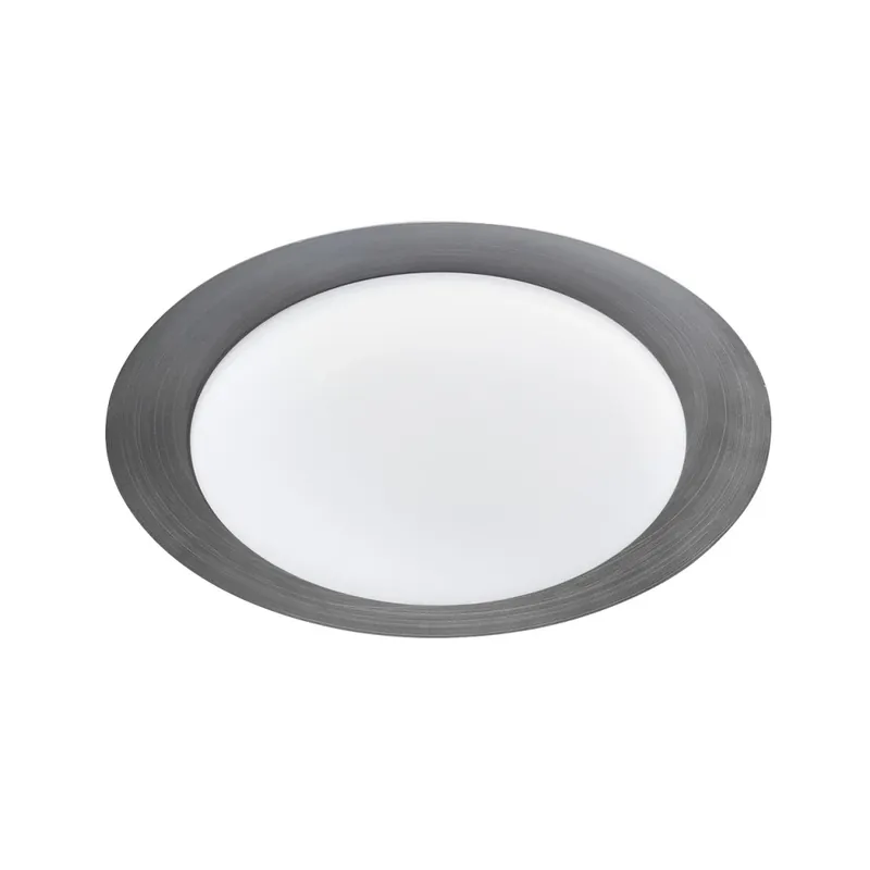 Zlevněný Linea Light Crew_1, stropní svítidlo s šedým límcem, 17W LED 3000K, prům. 38cm