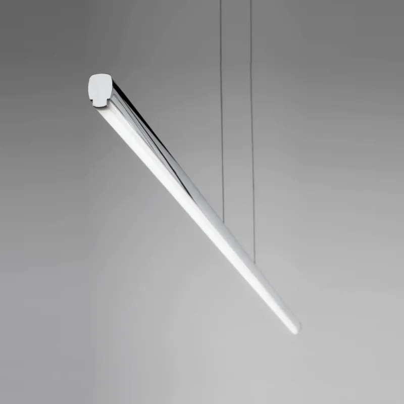 Tovární Cena Linea Light Straight_P1, chromové subtilní svítidlo nad stůl, 11W LED 2700K, délka 102cm