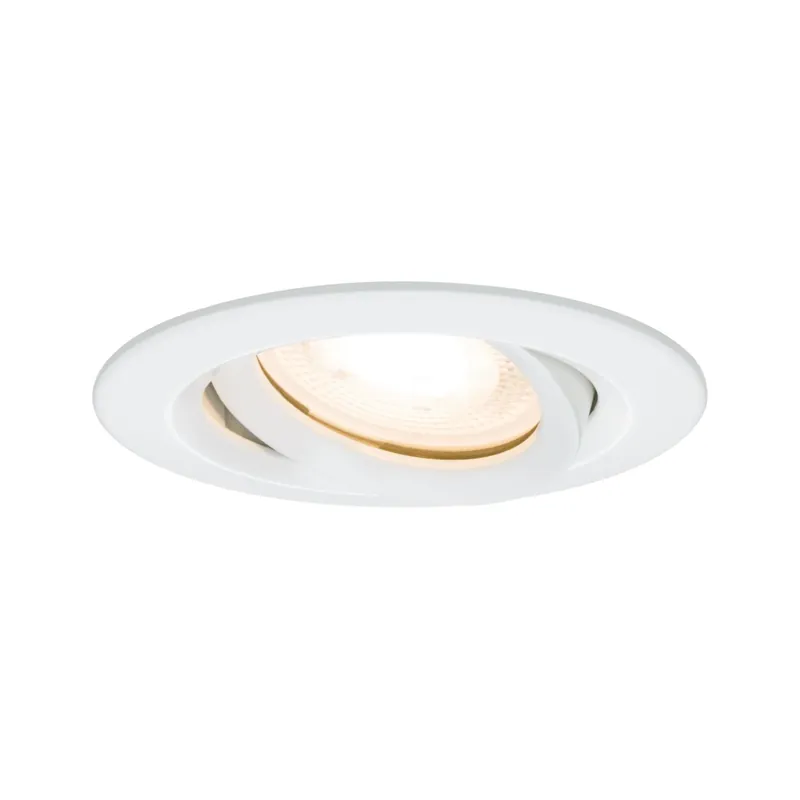 Sleva Paulmann Nova Plus, bílá otočná bodovka GU5,3 nebo GU10, průměr 9,3cm, IP65