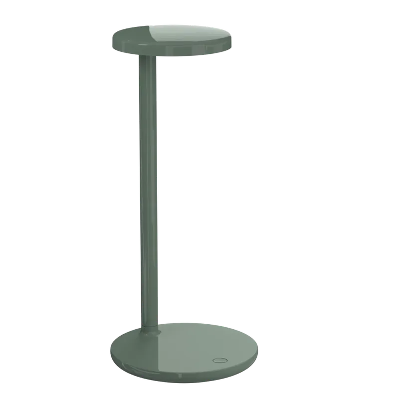 Zlevněný Flos Oblique, profesionální šedozelená čtecí lampička, 8W LED 3000K, 35cm