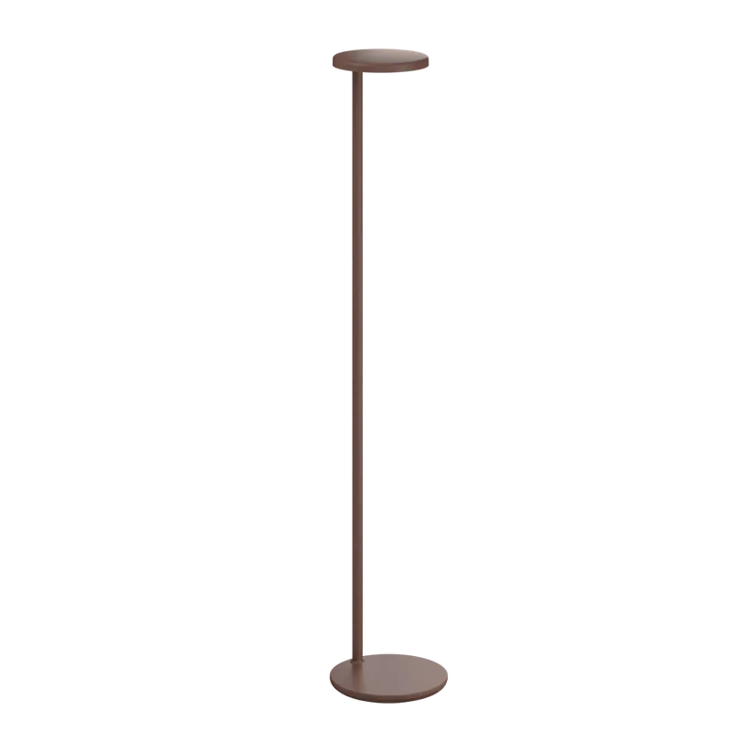 Cenový Hit Flos Oblique, profesionální hnědá čtecí stojací lampa, 8W LED 3000K, 107,4cm