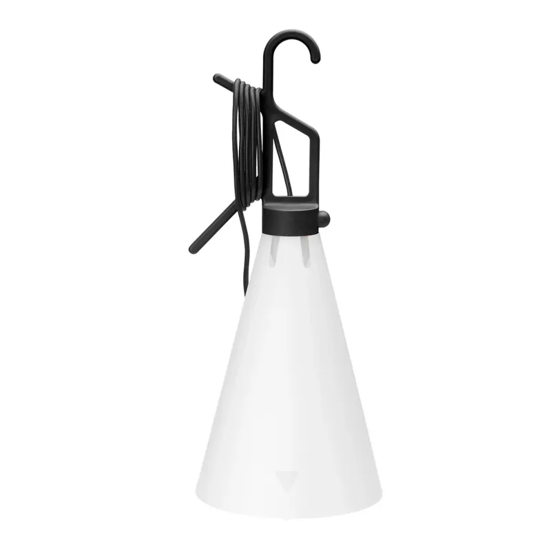 Nejprodávanější Flos Mayday, černé přenosné svítidlo, 1x60W E27, výška 53cm