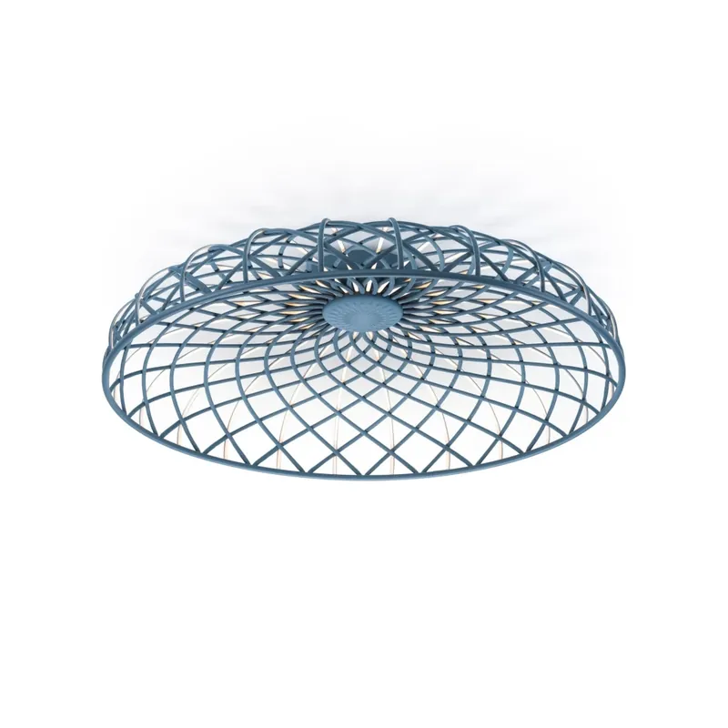 Flos Skynest C, modré stropní svítidlo, 57W LED 2700K stmívatelné, prům. 90,4cm Akční Cena