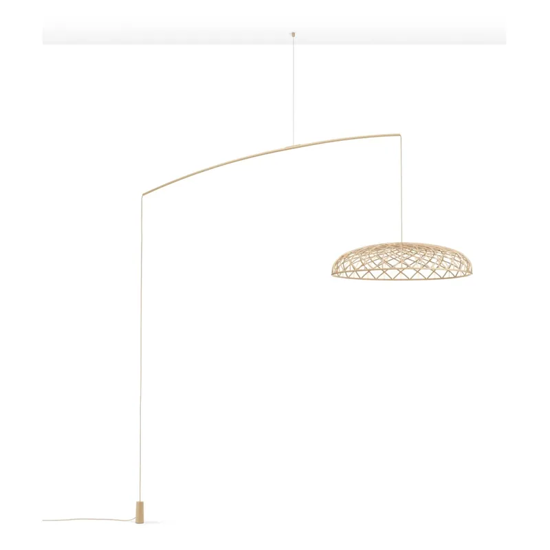 Flos Skynest Motion, béžové stropní svítidlo, 57W LED 2700K stmívatelné, prům. 90,4cm Top Prodej