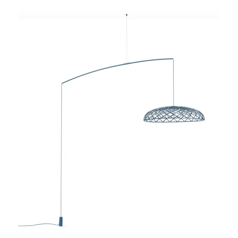 Tovární Cena Flos Skynest Motion, modré stropní svítidlo, 57W LED 2700K stmívatelné, prům. 90,4cm