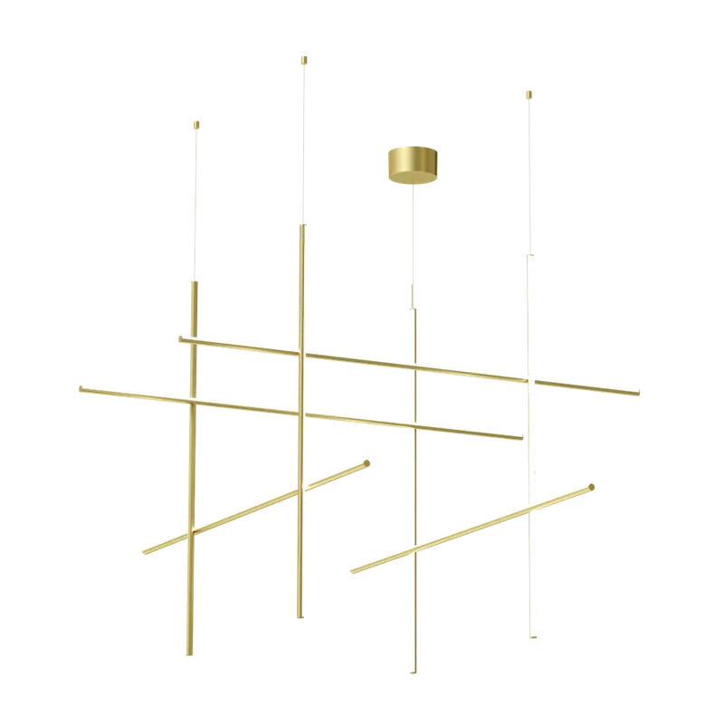 Hit Sezóny Flos Coordinates Module S, závěsné svítidlo anodizovaná champagne, 180W 2700K