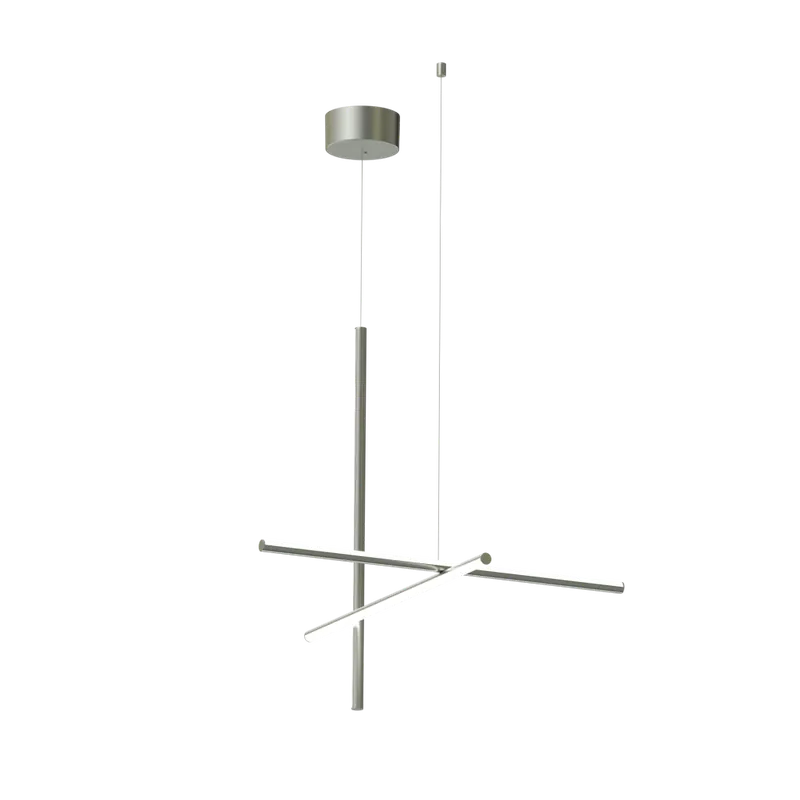 Flos Coordinates S 1, závěsné svítidlo, stříbrná, 37W 2700K Rychlé Dodání