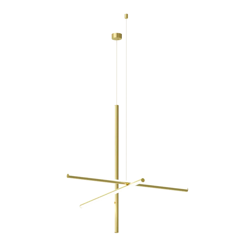 Časově Omezené Flos Coordinates S 1 CLIII, závěsné svítidlo anodizovaná champagne, 32W 2700K