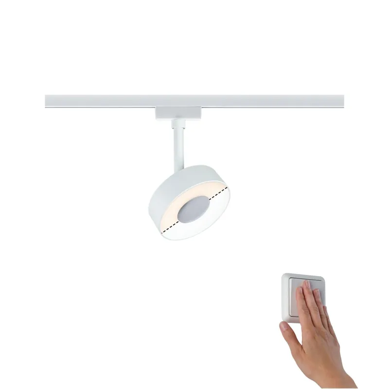 Paulmann Circle, spot pro Urail system, 1x5W LED 3000/4000K, White Switch, bílá Kup Teď