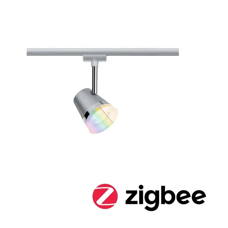 Paulmann Cone, spot pro Urail system, ZigBee GU10 5,5W RGBW, stmívatelné, matný chrom Bezpečná Platba