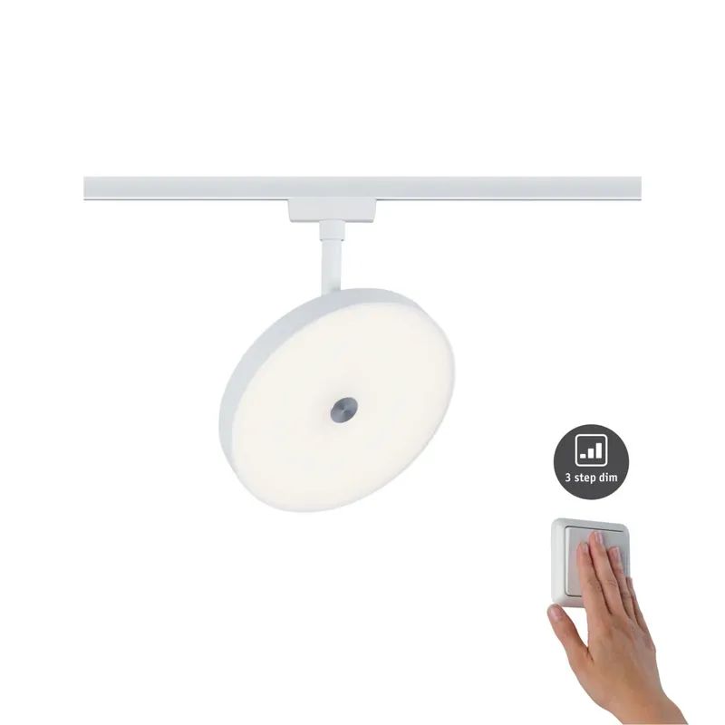 Paulmann Hildor, spot pro Urail system, 1x15W LED 3000K, tříkrokové stmívání, bílá Přímo Od Výrobce