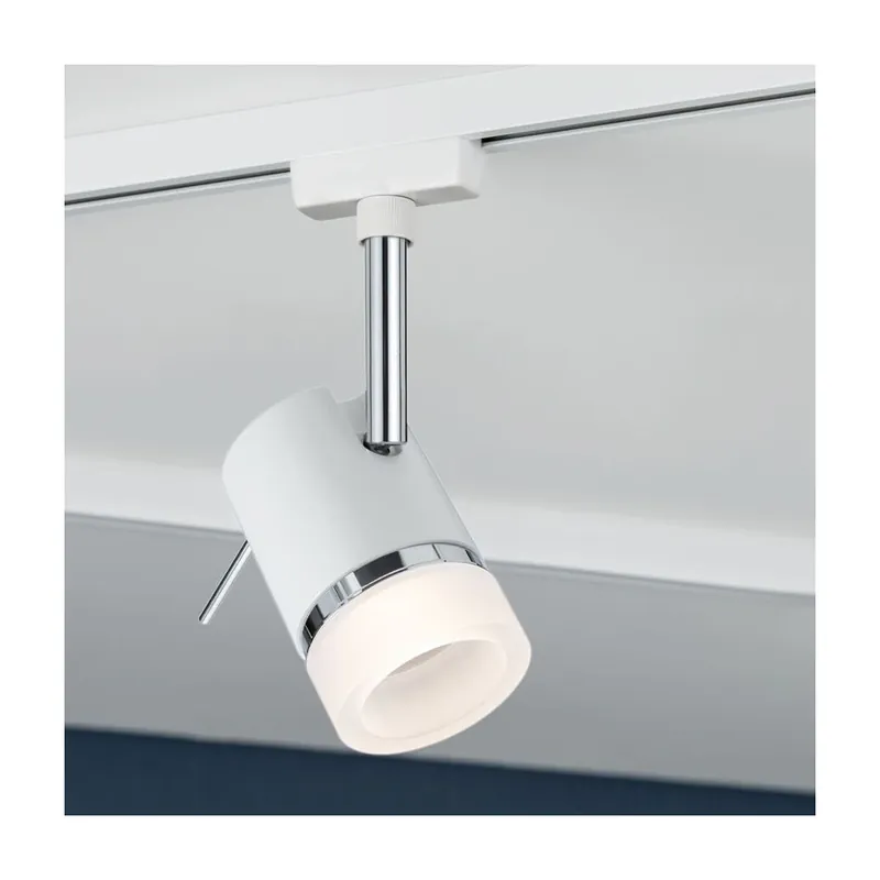 Paulmann Pipe, spot pro Urail system, 1xGU10 max. 10W, bílá/chrom Expresní Doručení