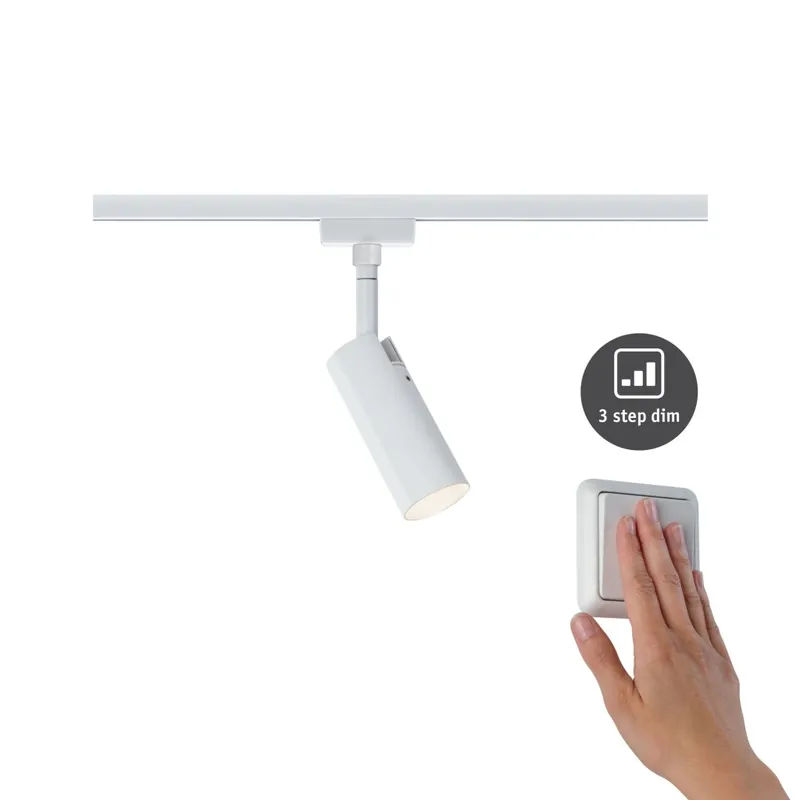 Paulmann Tubo, spot pro Urail system, 1x4W LED 3000K, tříkrokové stmívání, bílá Odeslání Ihned