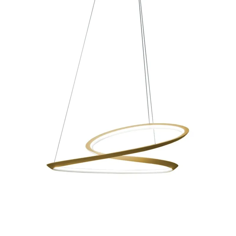 Horká Nabídka Nemo Kepler Minor Uplight, moderní svítidlo pro nepřímé osvětlení, 77W LED 3000K stmívatelné, zlatá, prům. 84cm