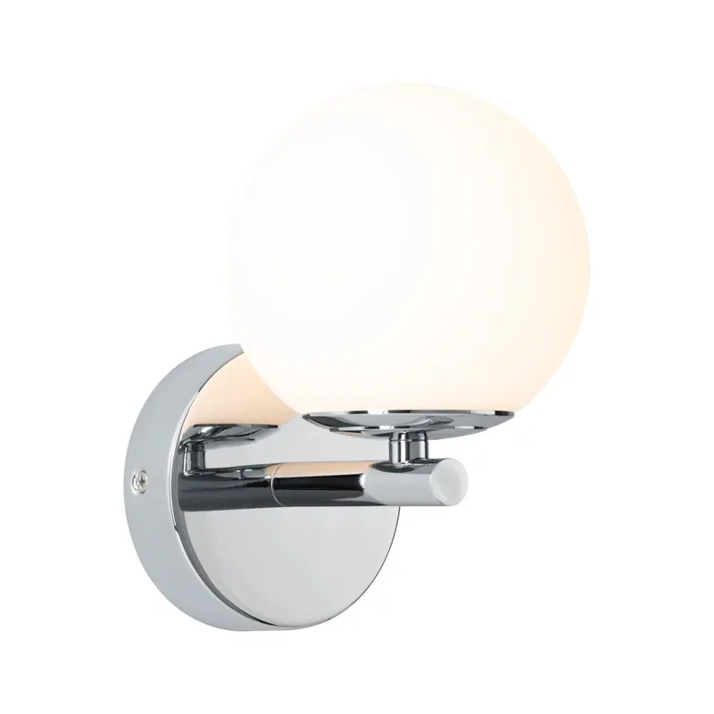 Paulmann Gove, koupelnové nástěnné svítidlo LED 5W 3000K, chrom, průměr 12cm, IP44 Akční Cena