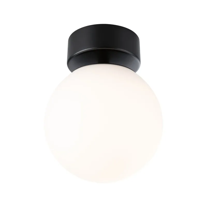 Paulmann Gove, koupelnové stropní svítidlo LED 9W 3000K, černá, průměr 17cm, IP44 Koupit Online