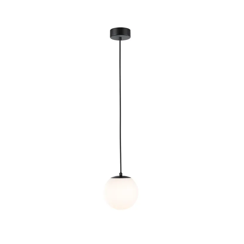 Paulmann Gove, koupelnové závěsné svítidlo LED 9W 3000K, černá, průměr 17cm, IP44 Akce