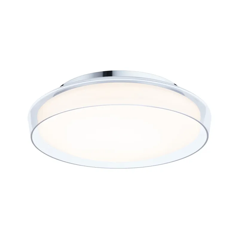 Paulmann Luena, koupelnové stropní svítidlo LED 16,5W 3000K, sklo/chrom, průměr 35cm, IP44 Aktuální