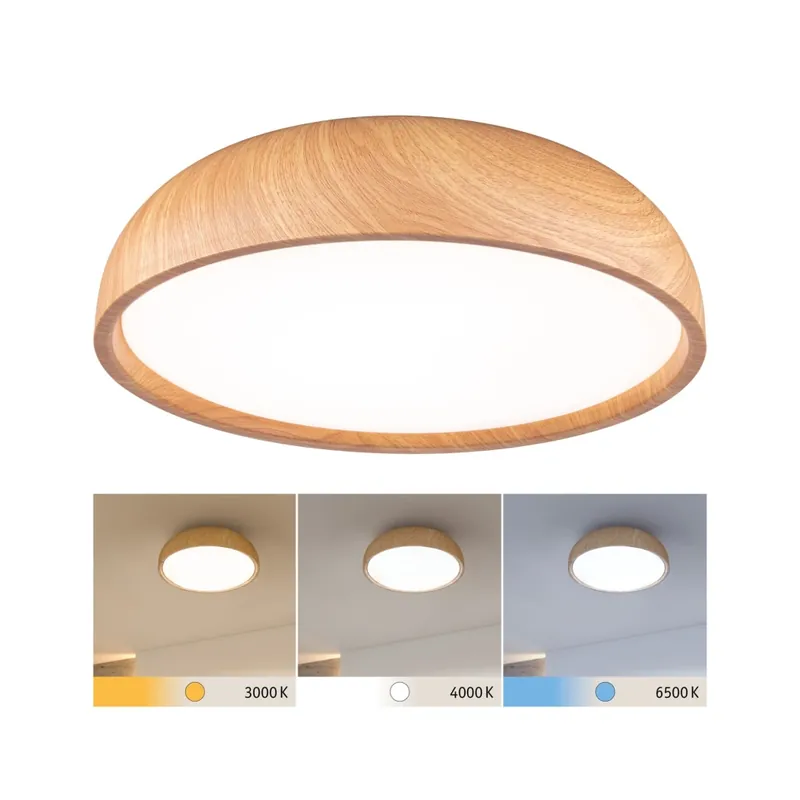 Paulmann Oka, koupelnové stropní svítidlo LED 24W White Switch, vzhled dřeva, průměr 36cm, IP44 Nejlepší Cena