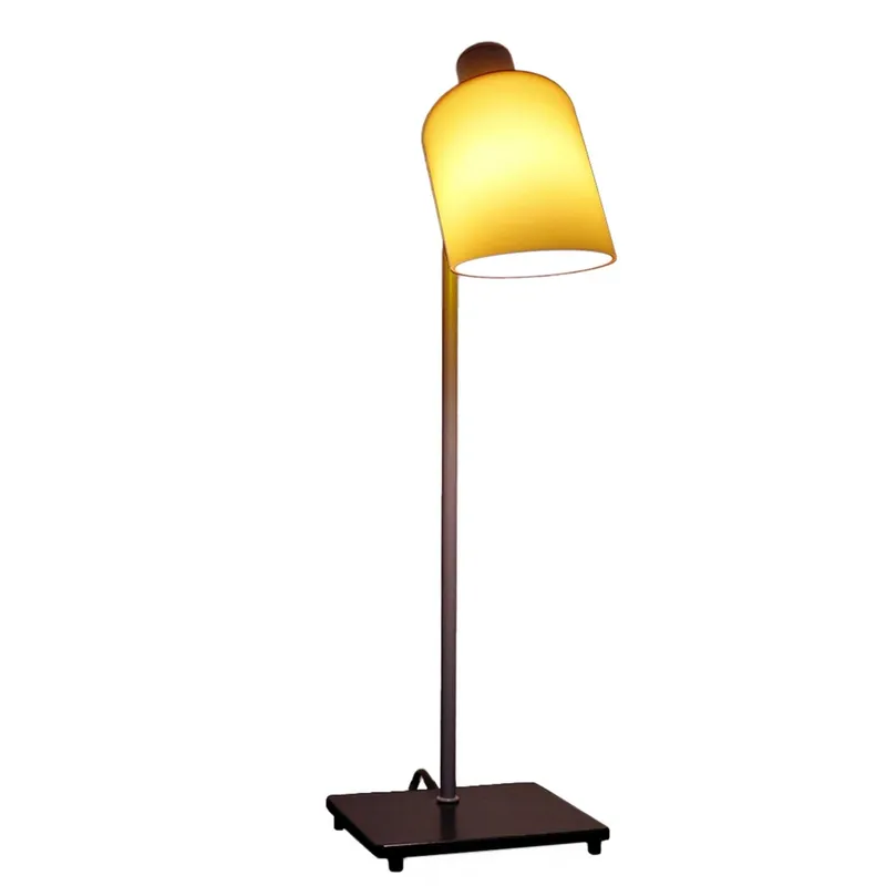 Levný Nemo Lampe De Bureau, stolní lampa se žlutým stínítkem, 1x20W E14, výška 51cm