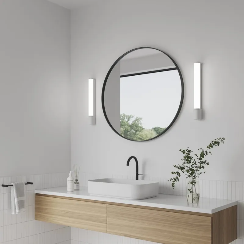 Nordlux Malaika 49, nástěnné svítidlo nad zrcadlo s vypínačem a zásuvkou LED 6W 3000K, bílá, délka 49,4cm, IP44 Tovární Cena