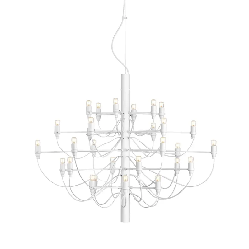 Super Cena Flos 2097-30, luxusní matně bílý lustr, 30x15W E14 čirá, prům. 88cm, výška 72cm