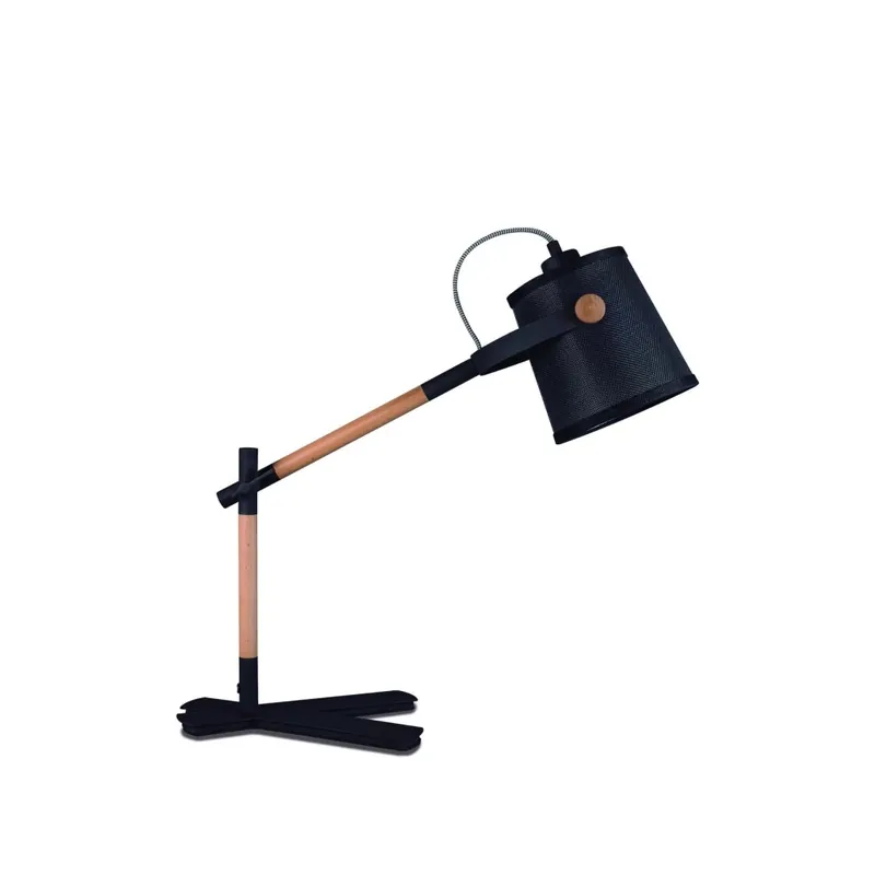 Omezená Nabídka Mantra Nordica, černá stolní lampa 1x E27, výška 58cm