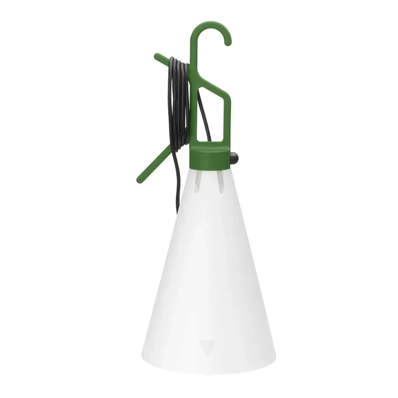 Nová Kolekce Flos Mayday outdoor, zelené přenosné svítidlo, 1xE14, výška 53cm, IP65