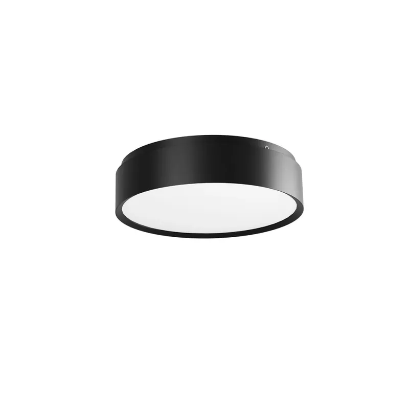 Redo Yomo, černé stropní svítidlo LED 29W 3000K, tříkrokové stmívání, průměr 27cm Nejlepší Cena