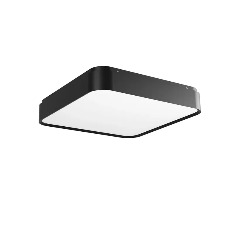 Nakupujte Hned Redo Yomo, černé stropní svítidlo LED 47W 3000K, tříkrokové stmívání, 39,6x39,6cm