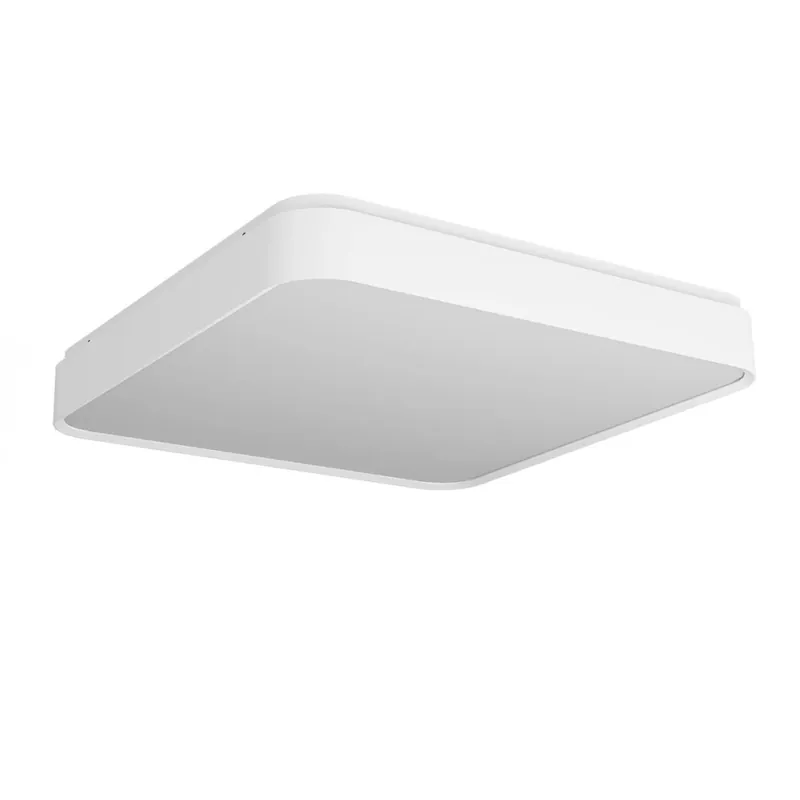 Redo Yomo, bílé stropní svítidlo LED 60W 3000K, tříkrokové stmívání, 49,6x49,6cm Sezónní Sleva