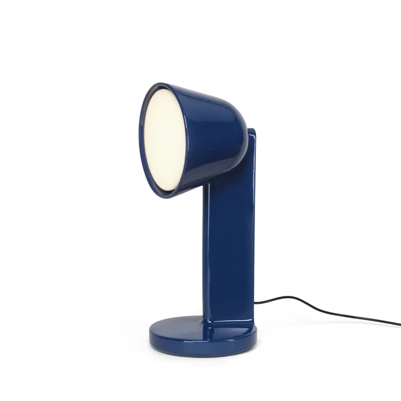 Flos Céramique Side, modrá keramická lampa se stmívačem, 1x8W E27, výška 50,4cm Výhodná Nabídka