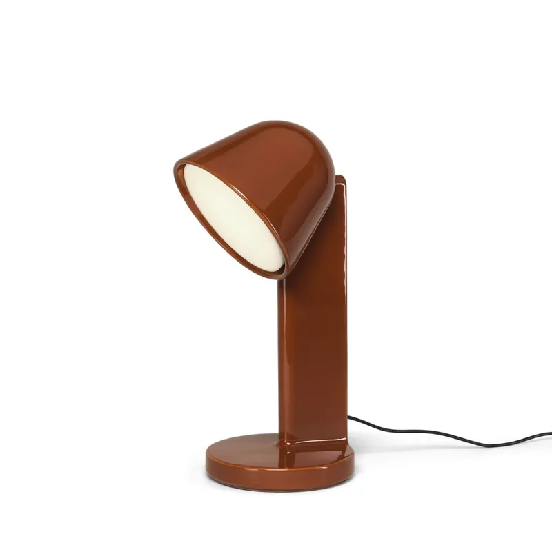 Nakupujte Hned Flos Céramique Down, červená keramická lampa se stmívačem, 1x8W E27, výška 48,9cm
