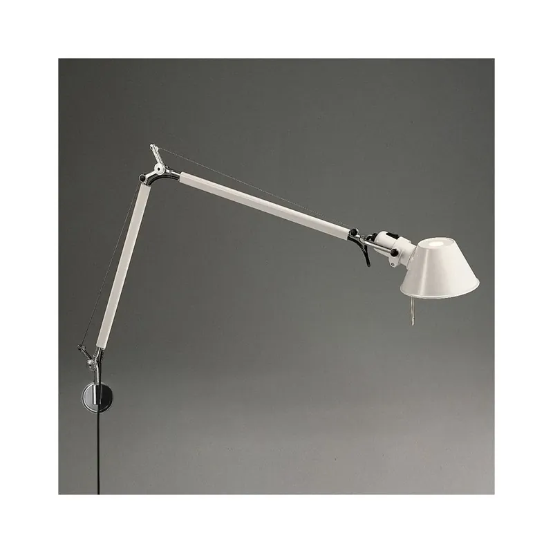 Cenově Výhodný Artemide Tolomeo Mini Parete, bílá nástěnná lampa s vypínačem, 1x10W LED E27, 68+54cm