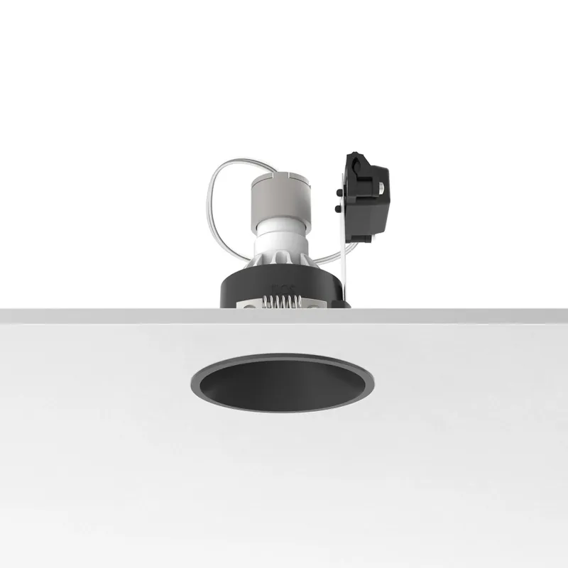 Flos Easy Kap 80 Round Fixed, černá bodovka, 1x max50W PAR16, prům. 8cm Ověřený