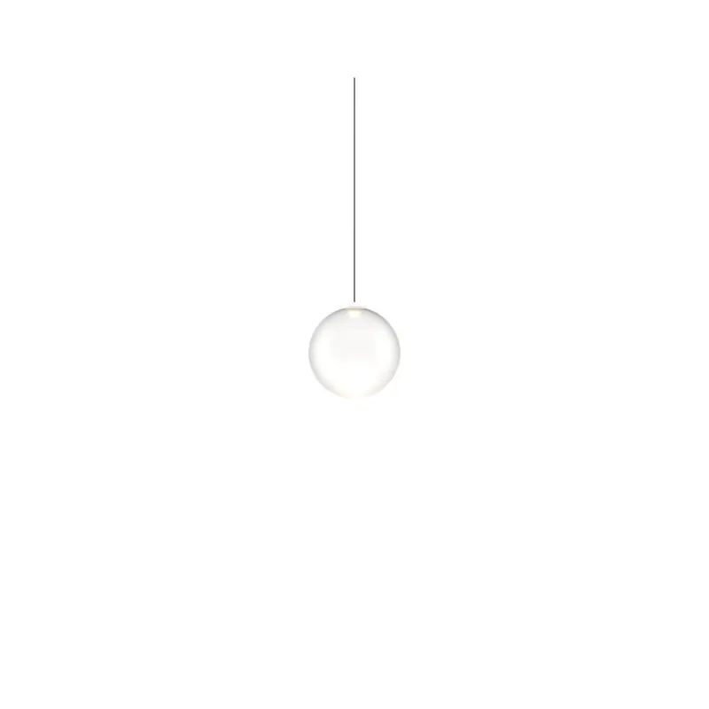 Lodes Random Solo 10, závěs z bílého foukaného skla, 1x3W LED 3000K, prům.10cm Výhodná Nabídka