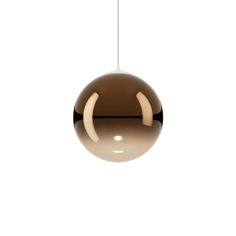 Pouze Dnes Lodes Random Solo 23, závěs z bronzového foukaného skla, 1x3W LED 3000K, prům.23cm