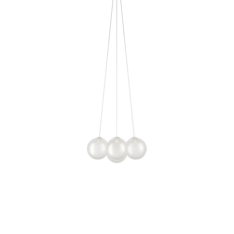 Lodes Random Cloud 7 ø23, závěsné svítidlo LED 7 x 5W 3000K, bílé sklo, průměr 62cm Rychlé Dodání