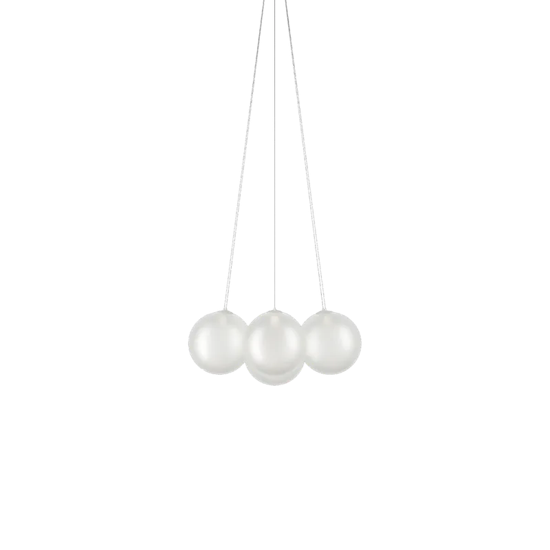 Lodes Random Cloud 7 ø28, závěsné svítidlo LED 7 x 5W 3000K, bílé sklo, průměr 76cm Koupit Online