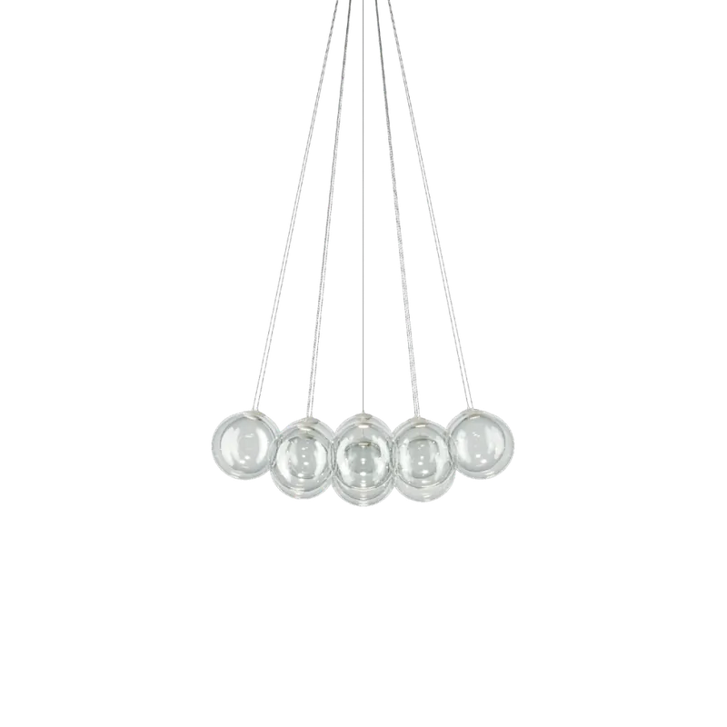 Rychlé Dodání Lodes Random Cloud 14 ø23, závěsné svítidlo LED 14 x 5W 2700K, čiré sklo, rozměr 103x91cm