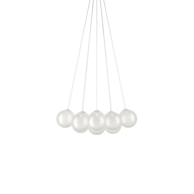 Lodes Random Cloud 14 ø23, závěsné svítidlo LED 14 x 5W 2700K, bílé sklo, rozměr 103x91cm Nejlepší Cena