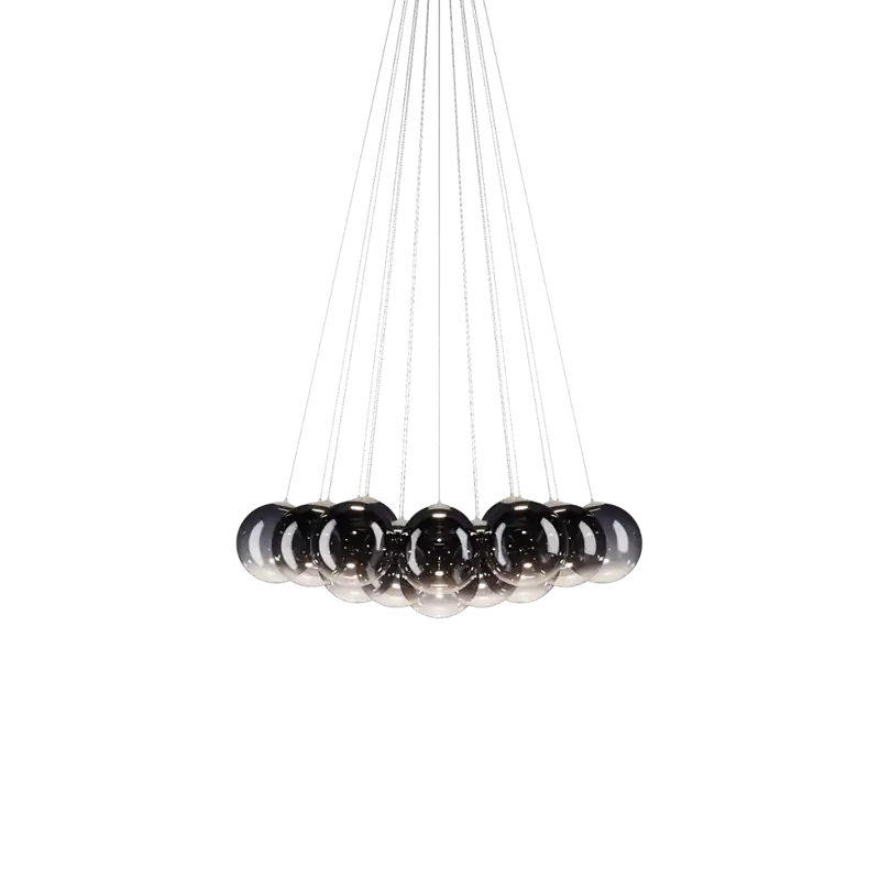 Lodes Random Cloud 19 ø23, závěsné svítidlo LED 19 x 5W 3000K, kouřové sklo, rozměr 115x103cm Dokud Zásoby Vydrží