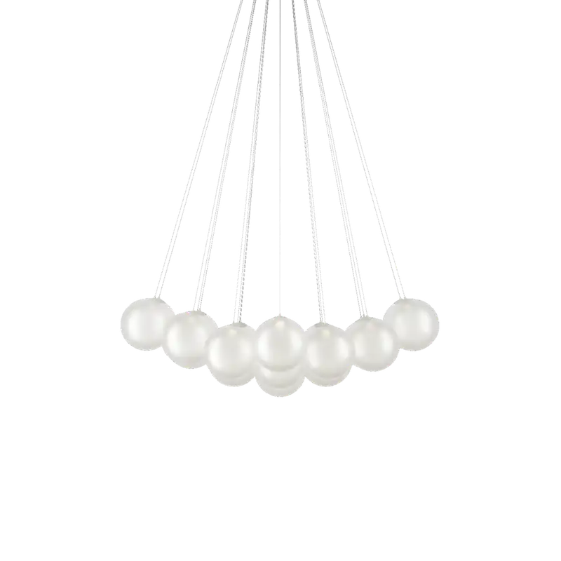 Lodes Random Cloud 23 ø23, závěsné svítidlo LED 23 x 5W 3000K, bílé sklo, rozměr 141x115cm Nejlepší Volba