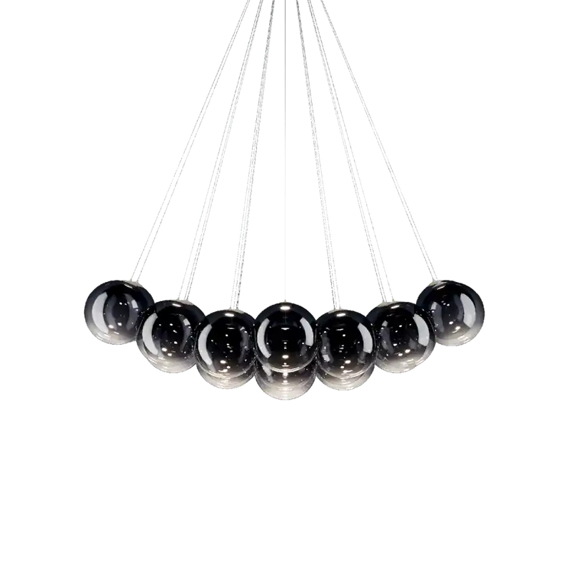 Expresní Doručení Lodes Random Cloud 23 ø28, závěsné svítidlo LED 23 x 5W 2700K, kouřové sklo, rozměr 172x139cm