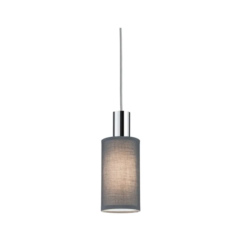 Paulmann 2Easy Valerio, stínítko z antracitového textilu, prům. 10cm Levný