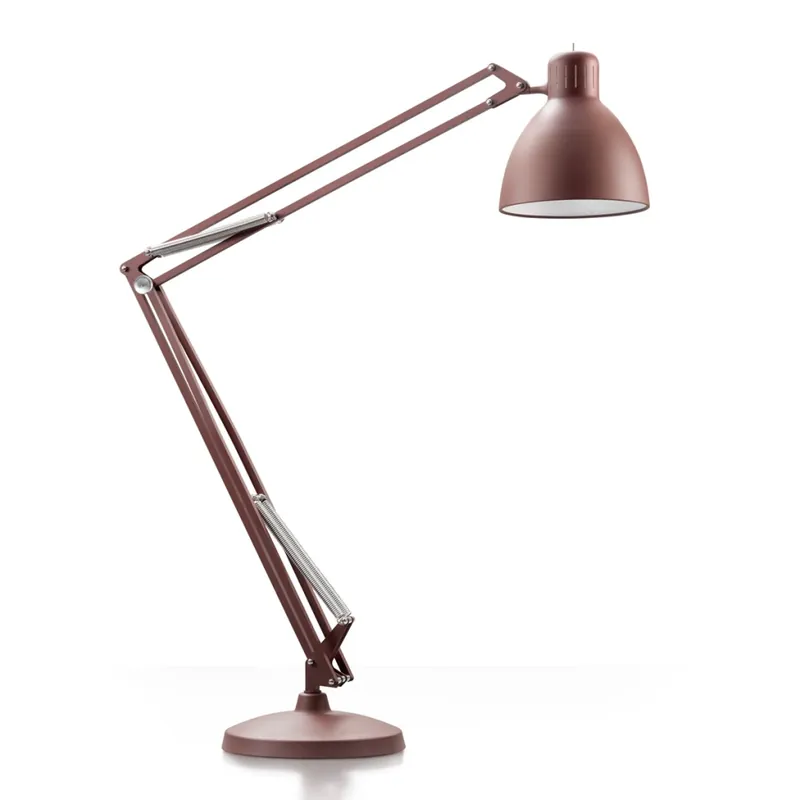 Ihned K Objednání Leucos JJ Great, rezavo-hnědá stojací lampa se stmívačem, 1x45W LED 2700/3000K, výška 285cm